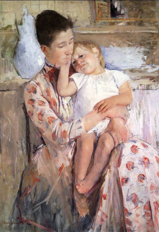 Mary Cassatt Mother And Child XI